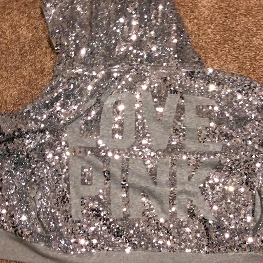 Sparkly love pink jacket